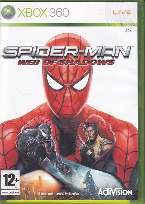 Spider-Man Web of Shadows - XBOX 360 (B Grade) (Genbrug)